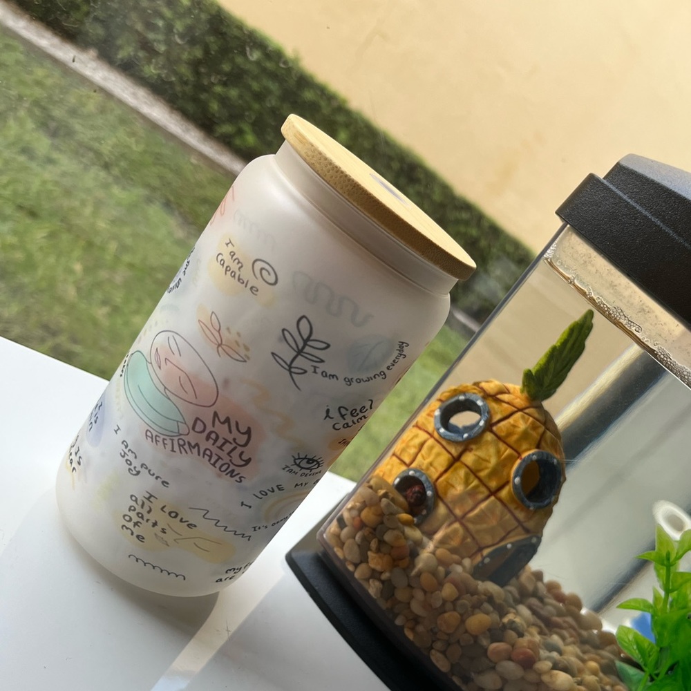 Daily affirmation libbey cup